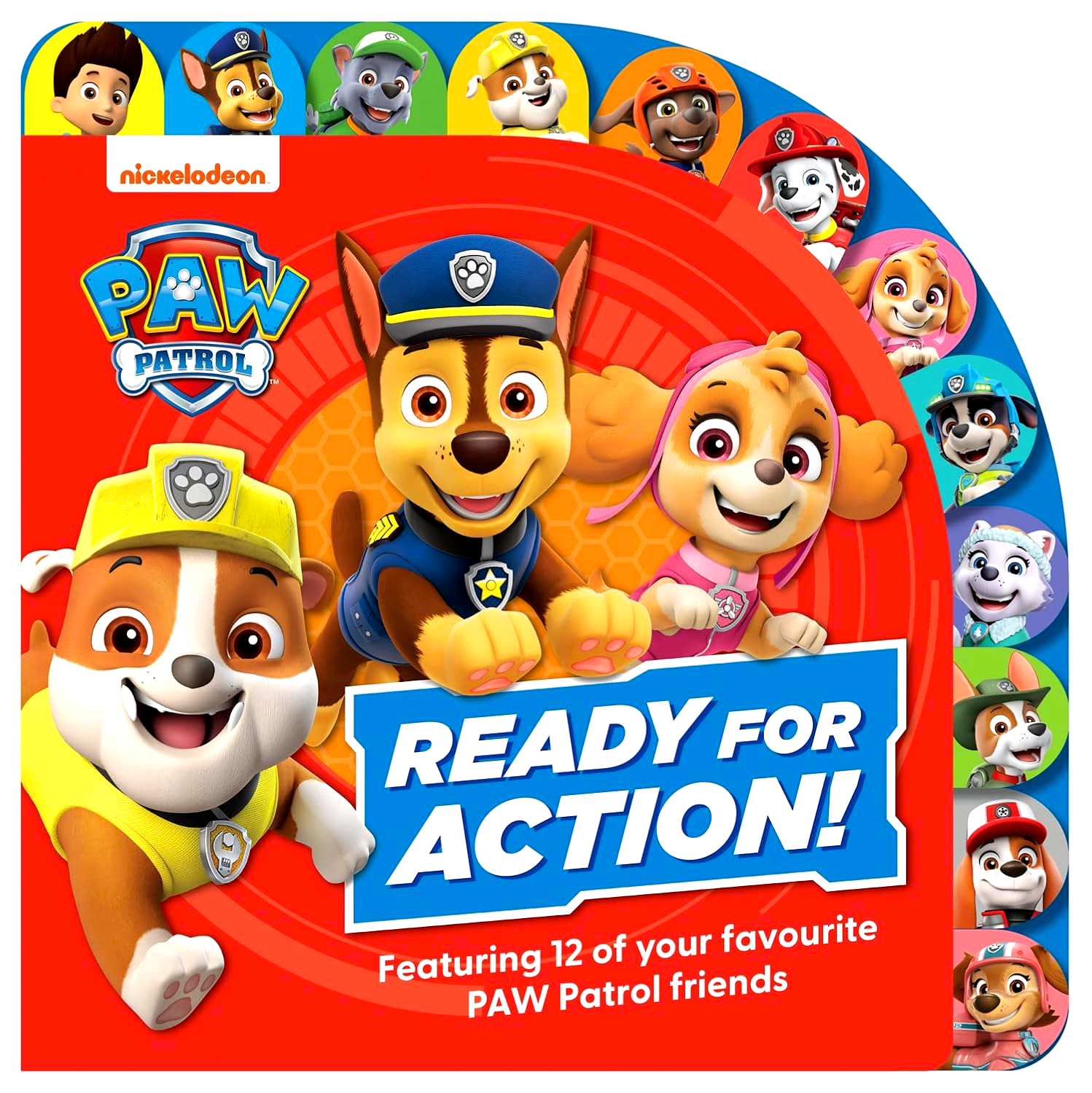 PAW PATROL READY FOR ACTION! TABBED BOARD BOOK