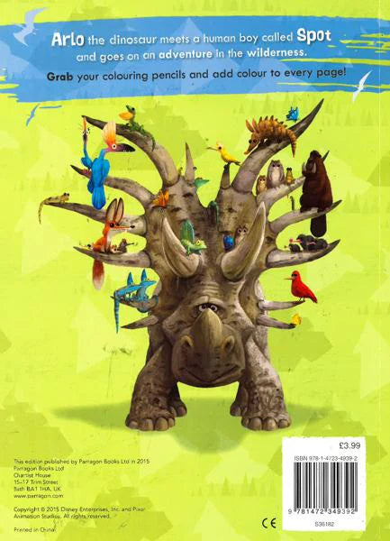 DISNEY PIXAR THE GOOD DINOSAUR WILD COLOURING