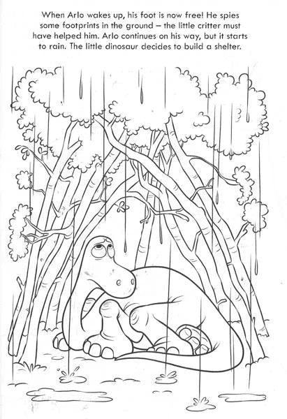 DISNEY PIXAR THE GOOD DINOSAUR WILD COLOURING