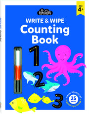 JUNIOR EXPLORERS WRITE AND WIPE: COUNTING BOOK