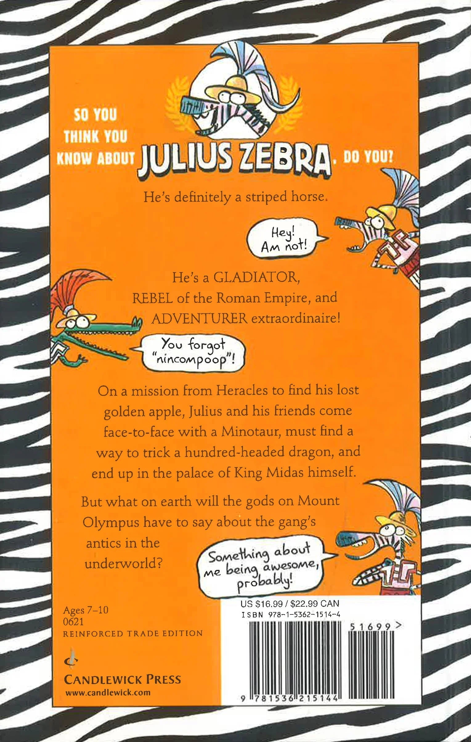 JULIUS ZEBRA: GRAPPLE WITH THE GREEKS!