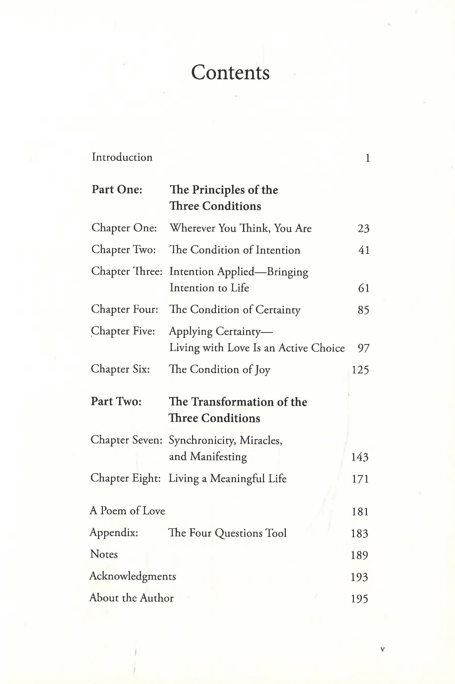 THE THREE CONDITIONS