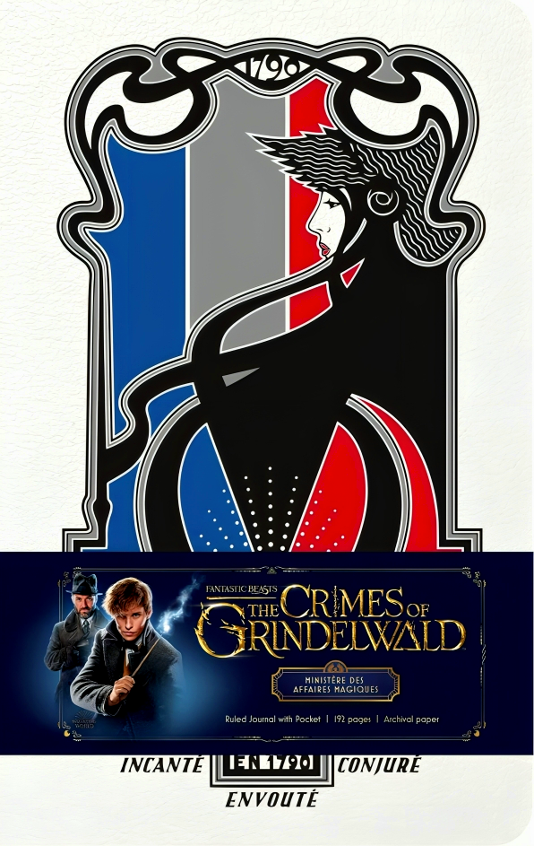 FANTASTIC BEASTS: THE CRIMES OF GRINDELWALD: MINISTERE DES AFFAIRES MAGIQUES HARDCOVER RULED JOURNAL