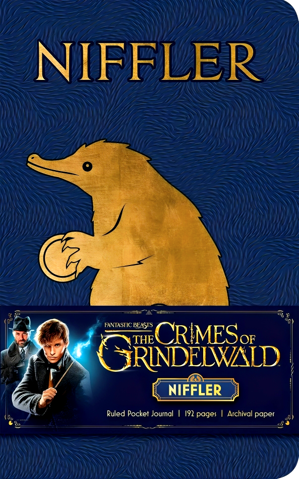 FANTASTIC BEASTS: THE CRIMES OF GRINDELWALD: NIFFLER RULED POCKET JOURNAL
