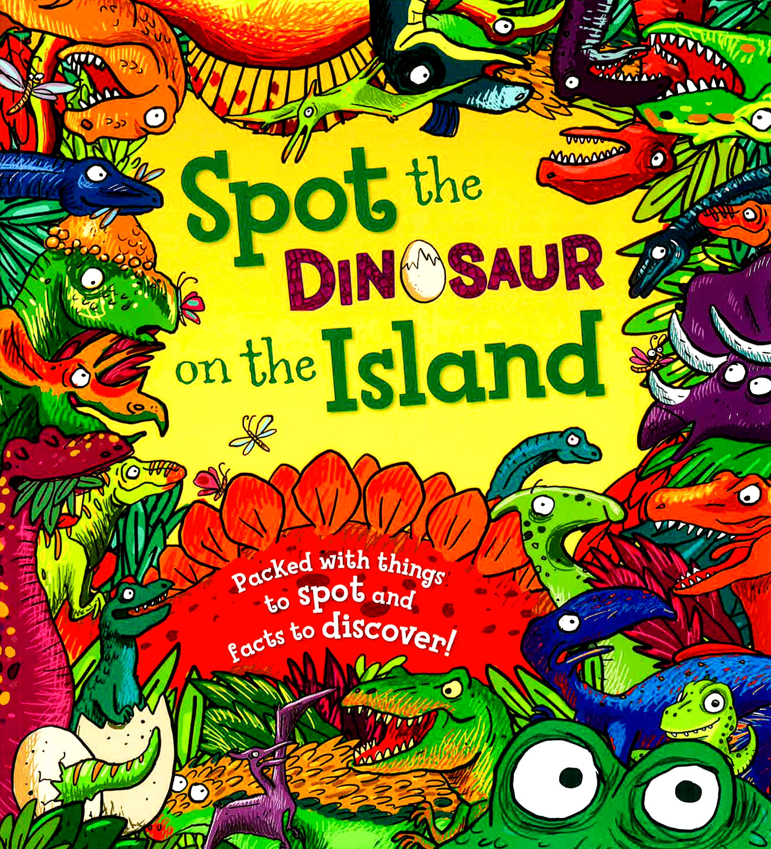 SPOT THE DINOSAUR ON THE ISLAND