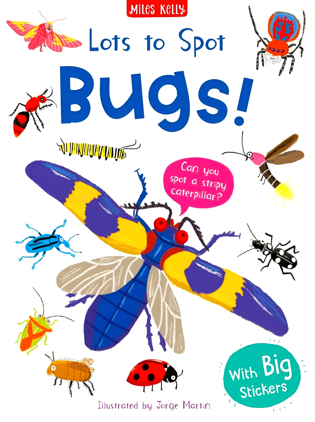 LOTS TO SPOT STICKER BOOK: BUGS!