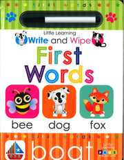 WRITE AND WIPE FIRST WORDS LITTLE LEARNING