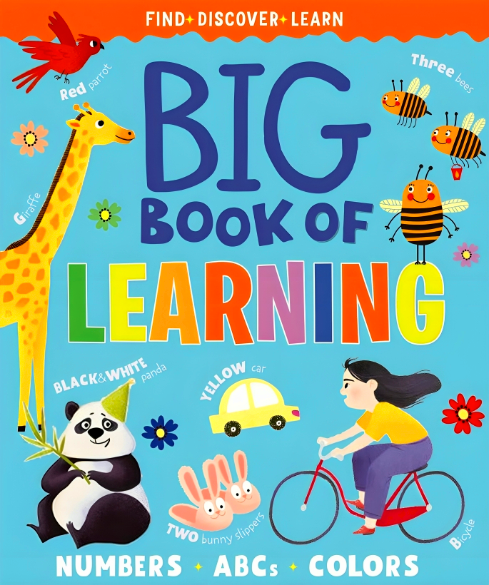 BIG BOOK OF LEARNING: NUMBERS, ABCS, COLORS (FIND, DISCOVER, LEARN)