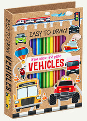 DRAW COLOUR AND PASTE - VEHICLES