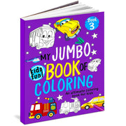 MY JUMBO BOOK OF COLORING (PURPLE)