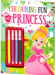 COLOURING FUN WITH PRINCESS