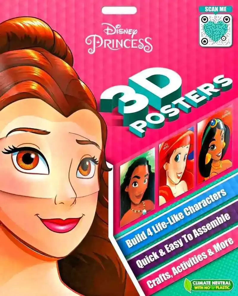 DISNEY PRINCESS: 3D POSTERS