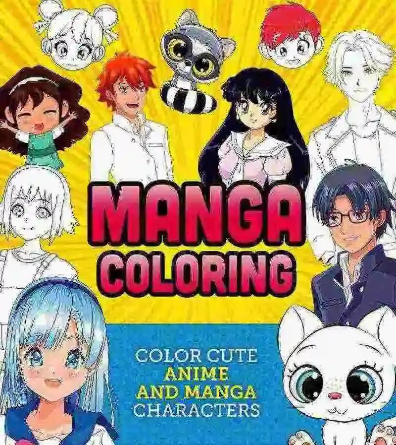 MANGA COLORING BOOK