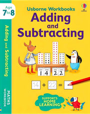 USBORNE WORKBOOKS ADDING AND SUBTRACTING 7-8