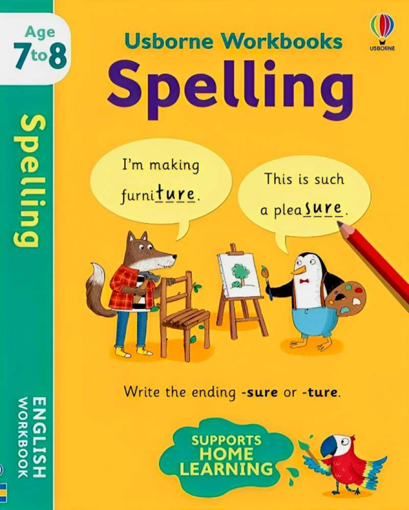 USBORNE WORKBOOKS SPELLING 7-8