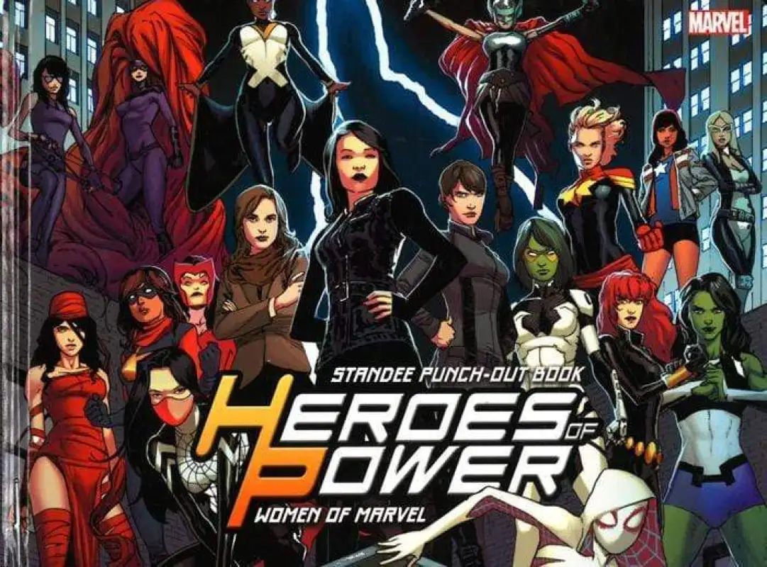 HEROES OF POWER: WOMEN OF MARVEL: STANDEE PUNCH-OUT