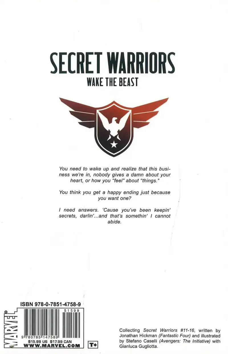 SECRET WARRIOR TP VOL 03 WAKE BEAST