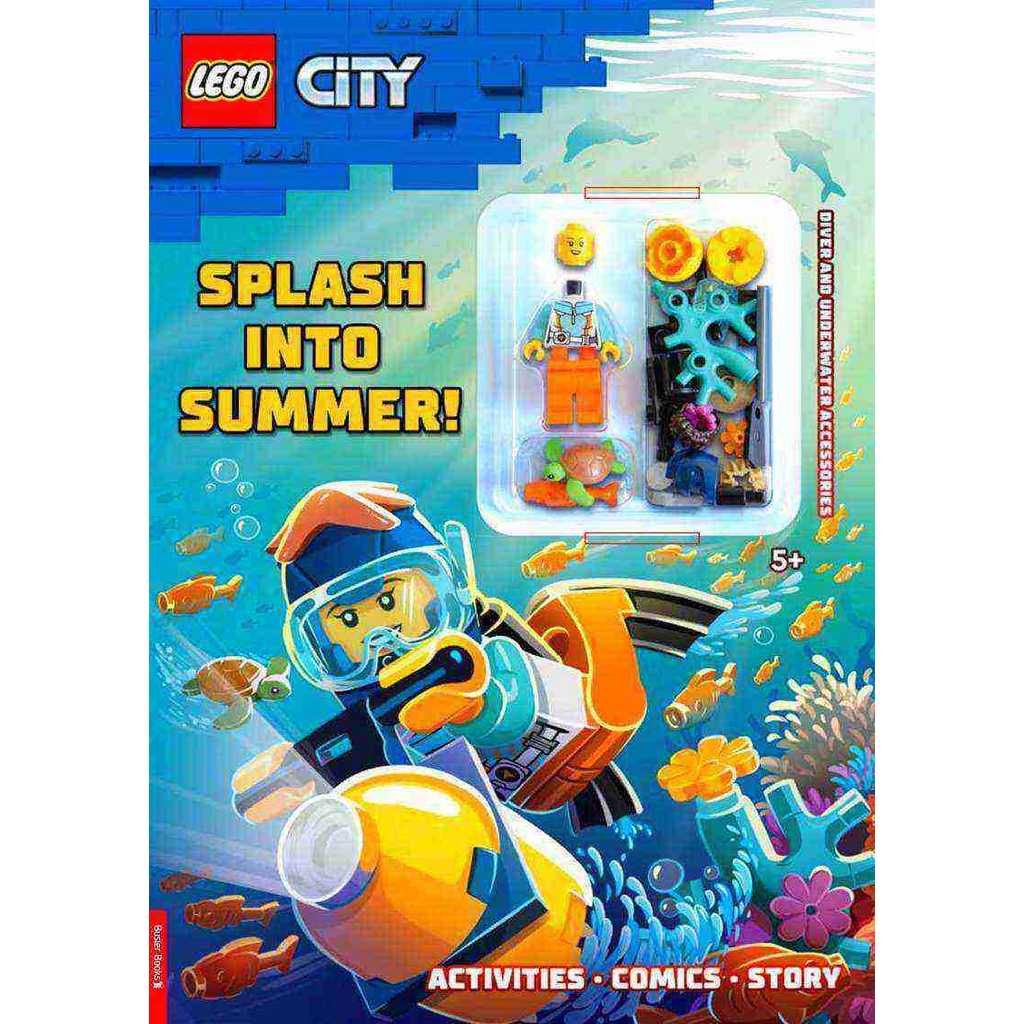 LEGO CITY: SPLASH INTO SUMMER! (WITH DIVER LEGO MINIFIGURE AND UNDERWATER ACCESSORIES)