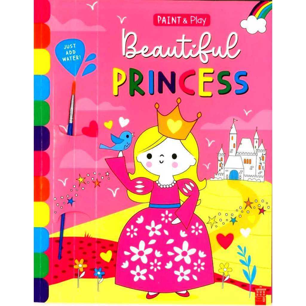 PAINT & PLAY: BEAUTIFUL PRINCESS (INC BRUSH)