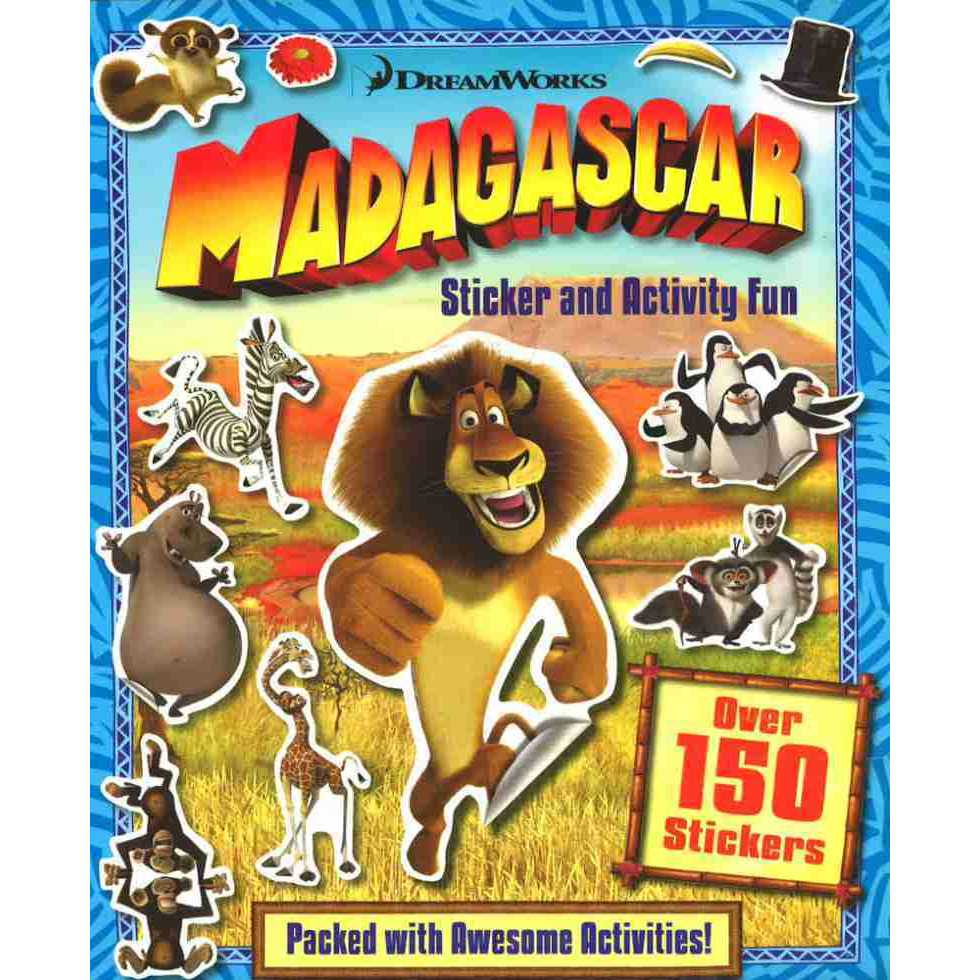 DREAMWORKS MADAGASCAR STICKER AND ACTIVITY FUN