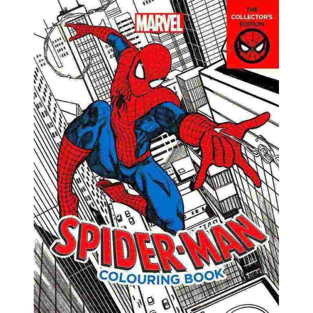MARVEL SPIDER-MAN COLOURING BOOK: THE COLLECTOR'S EDITION