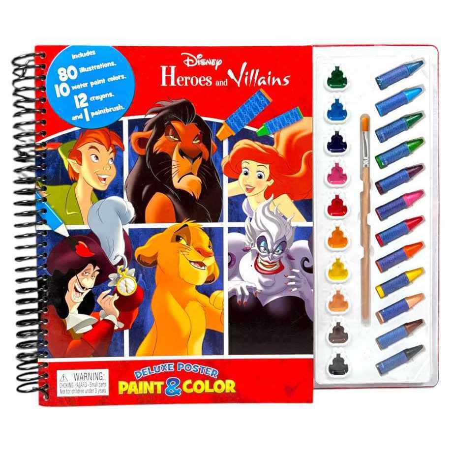 DISNEY HEROES AND VILLIANS: POSTER PAINT & COLOUR