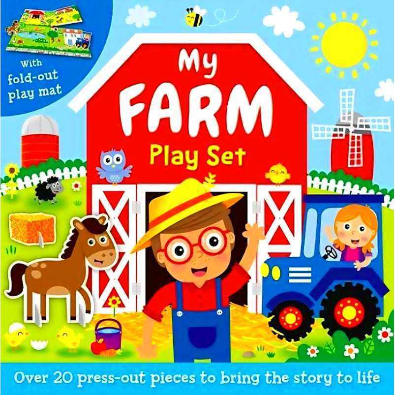 PRESS-OUT AND PLAY BOARD: MY FARM PLAY SET