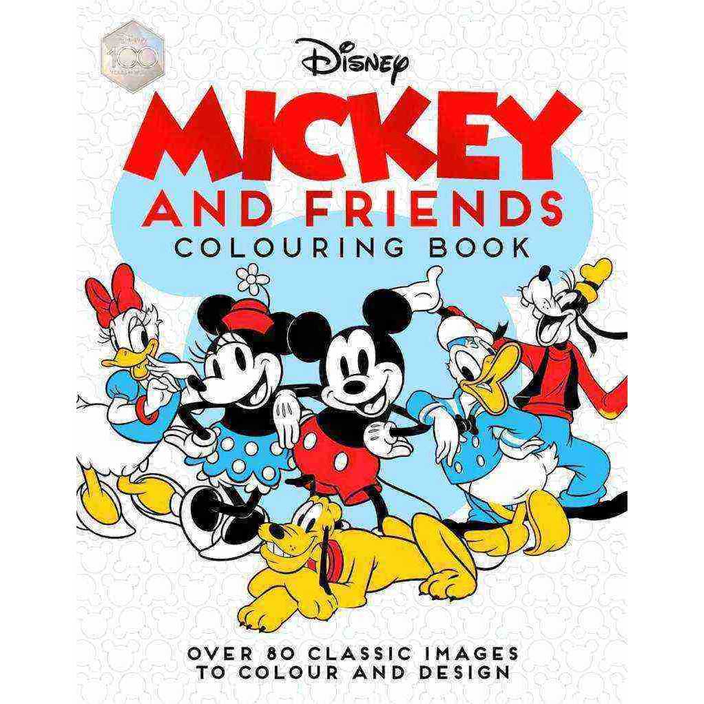 DISNEY MICKEY AND FRIENDS COLOURING BOOK