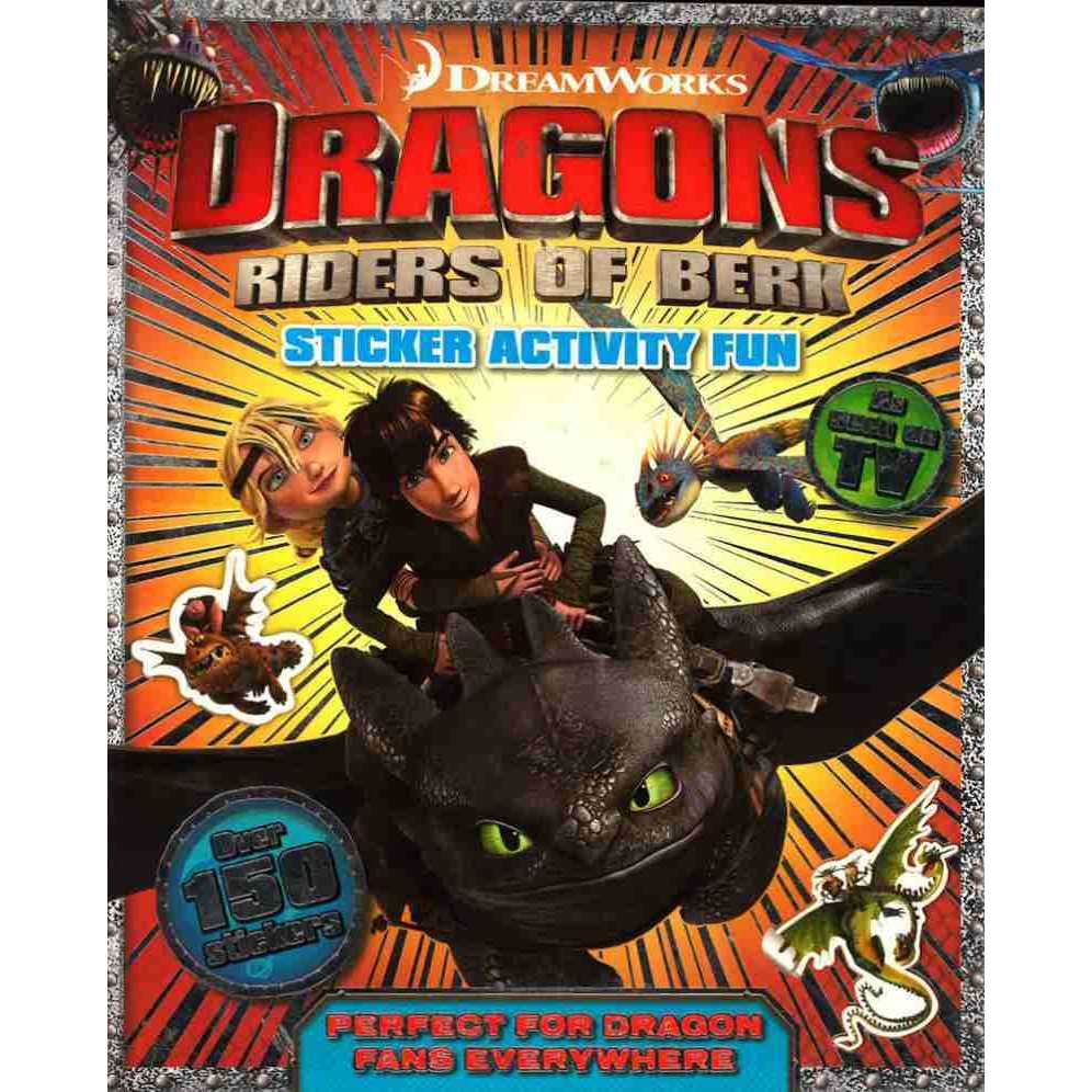 DREAMWORKS DRAGONS RIDERS OF THE BERK STICKER ACTIVITY FUN
