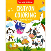 FUN WITH ACTIVITIES: CRAYON COLOURING ACTIVITY BOOK