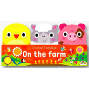 ANIMAL FAMILIES 3 BOOK TRAY: ON THE FARM